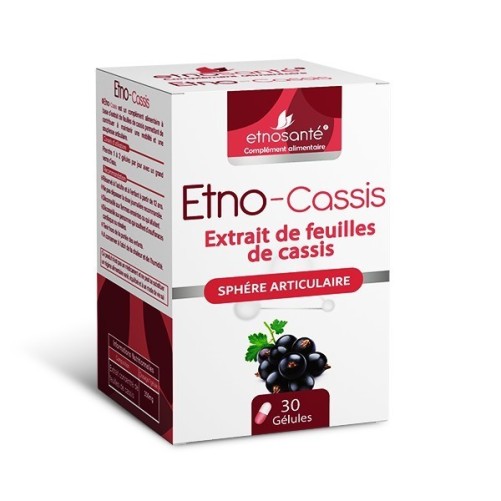 ETNOSANTÉ ETNO CASSIS EXTRAIT DE FEUILLES DE CASSIS — 30 CAPSULES