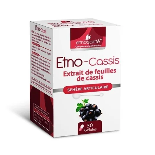 ETNOSANTÉ ETNO CASSIS EXTRAIT DE FEUILLES DE CASSIS — 30 CAPSULES
