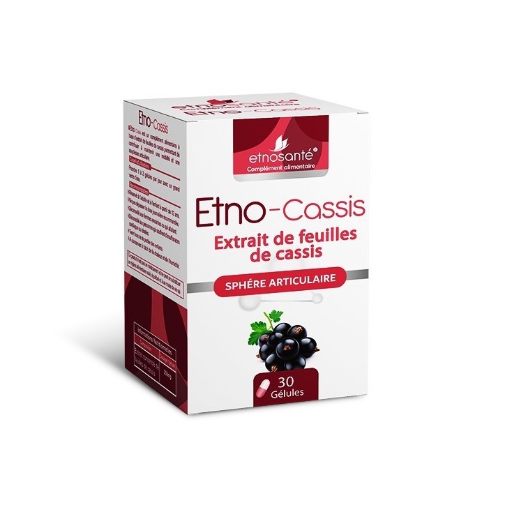 ETNOSANTÉ ETNO CASSIS EXTRAIT DE FEUILLES DE CASSIS — 30 CAPSULES