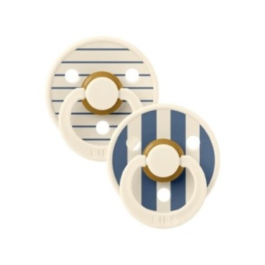 BIBS 02 SUCETTES NATURAL RUBBER IVORY STEEL BLUE MIX SIZE 1 BIBS 02 SUCETTES NATURAL RUBBER IVORY STEEL BLUE MIX SIZE 1