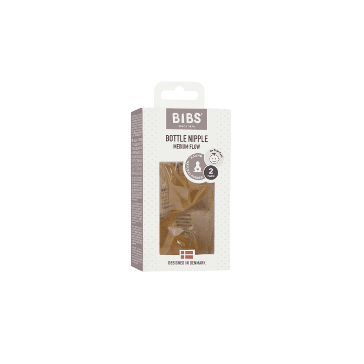 BIBS BOTTLE NIPPLE TETINES MEDIUM FLOW LOT DE 2