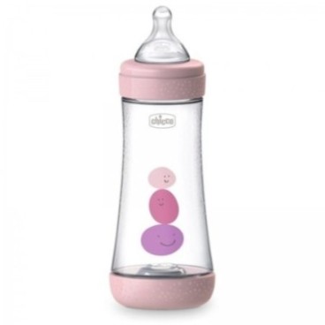 CHICCO PERFECT-5 SILICONE BOTTLE 300ML 4M+