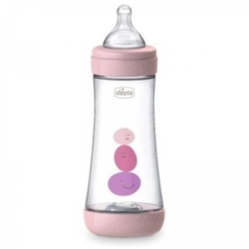 CHICCO PERFECT-5 SILICONE BOTTLE 300ML 4M+