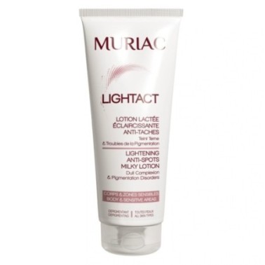 MURIAC LIGHTACT LOTION LACTÉE ÉCLAIRCISSANTE ANTI-TACHES CORPS ET ZONE SENSIBLES 200 ML MURIAC LIGHTACT LOTION LACTÉE ÉCLAIRCISSANTE ANTI-TACHES CORPS ET ZONE SENSIBLES 200 ML