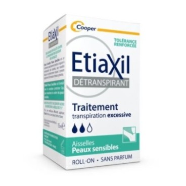 ETIAXIL DÉTRANSPIRANT PEAUX SENSIBLES AISSELLES ROLL ON 15ML