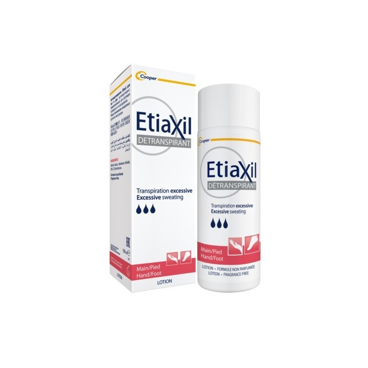 ETIAXIL DÉTRANSPIRANT LOTION PIED ET MAIN 100ML