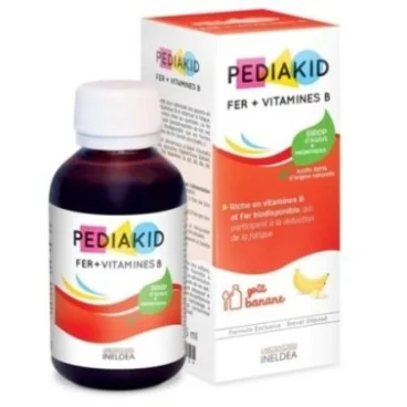 PEDIAKID FER + VITAMINES B SIROP 125ML