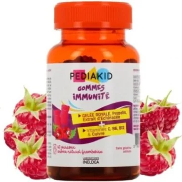 PEDIAKID GOMMES IMMUNITÉS 60 OURSONS