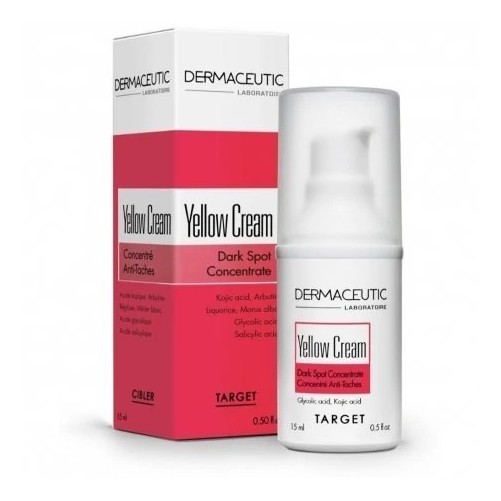 DERMACEUTIC YELLOW CREAM CONCENTRE DÉPIGMENTANT FLACON AIRLESS 15ML