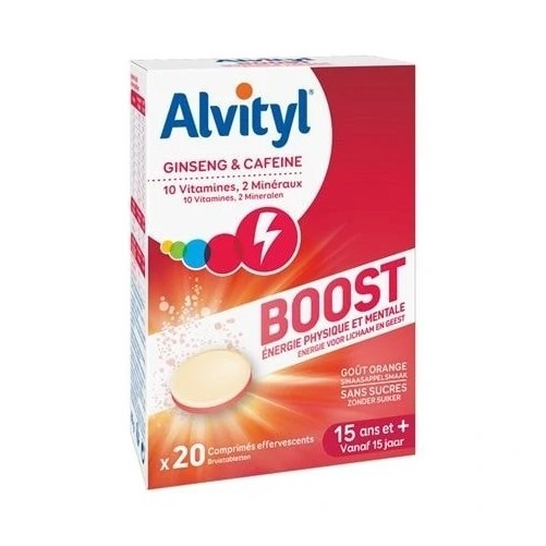 ALVITYL TONUS BOOST 20 COMPRIMÉS EFFERVESCENTS