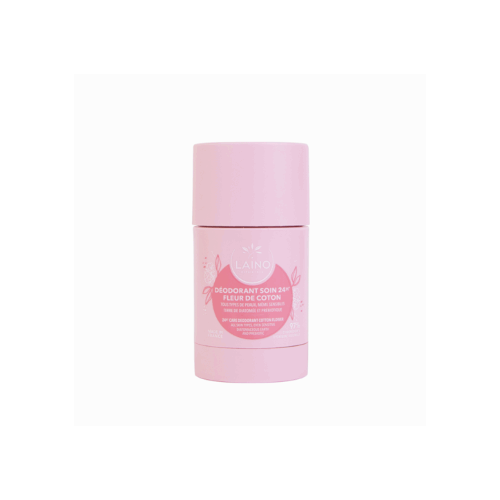 LAINO DEODORANT SOLIDE FLEUR DE COTON 60GR
