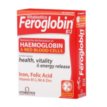 VITABIOTICS FEROGLOBIN 30 CAPSULES
