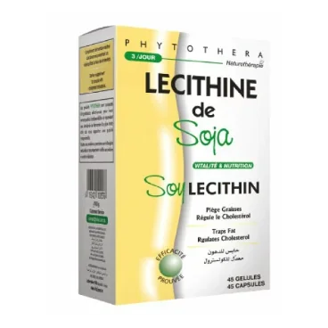 PHYTOTHERA LECITHINE DE SOJA 45 GELULES