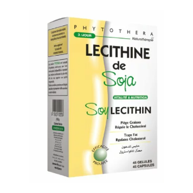 PHYTOTHERA LECITHINE DE SOJA 45 GELULES PHYTOTHERA LECITHINE DE SOJA 45 GELULES