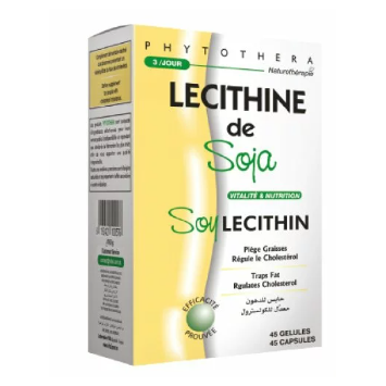 PHYTOTHERA LECITHINE DE SOJA 45 GELULES