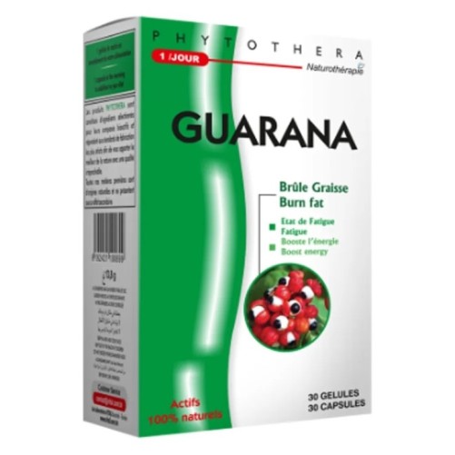 PHYTOTHERA GUARANA 30 GÉLULES