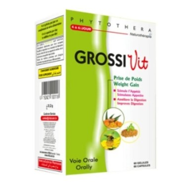 PHYTOTHERA GROSSIVIT 60 GÉLULES PHYTOTHERA GROSSIVIT 60 GÉLULES