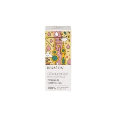 HERBEOS HUILE ESSENTIELLE DE GERANIUM ROSAT 5ML HERBEOS HUILE ESSENTIELLE DE GERANIUM ROSAT 5ML