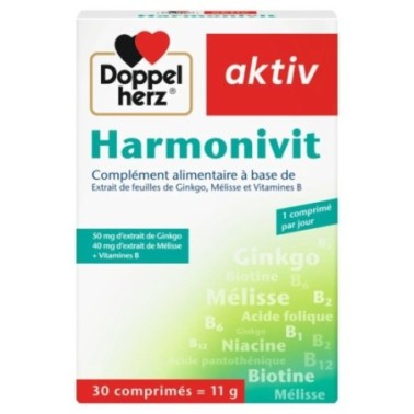 AKTIV HARMONIVIT ANTI-STRESS 30 COMPRIMÉS AKTIV HARMONIVIT ANTI-STRESS 30 COMPRIMÉS