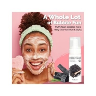 LOOK AT ME NETTOYANT MOUSSANT PURIFIANT À BULLES (CHARBON DE BOIS)