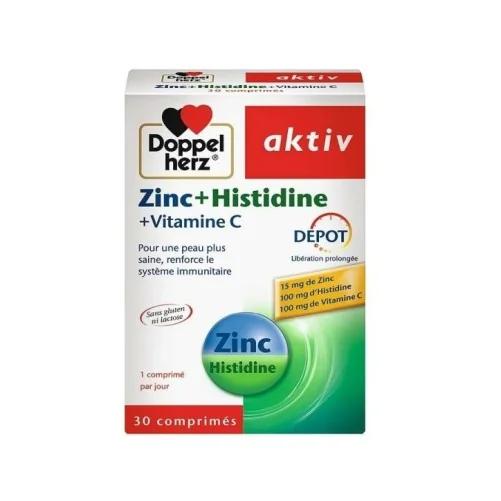 AKTIV ZINC + HISTIDINE + VITAMINE C 30 COMPRIMÉS