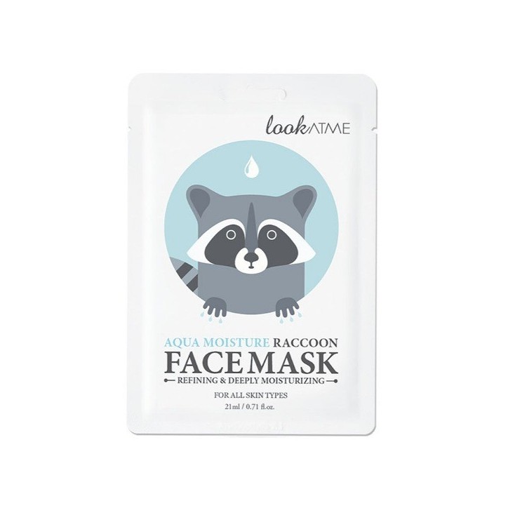 LOOK AT ME MASQUE FACIAL AU RATON LAVEUR AQUA MOISTURE