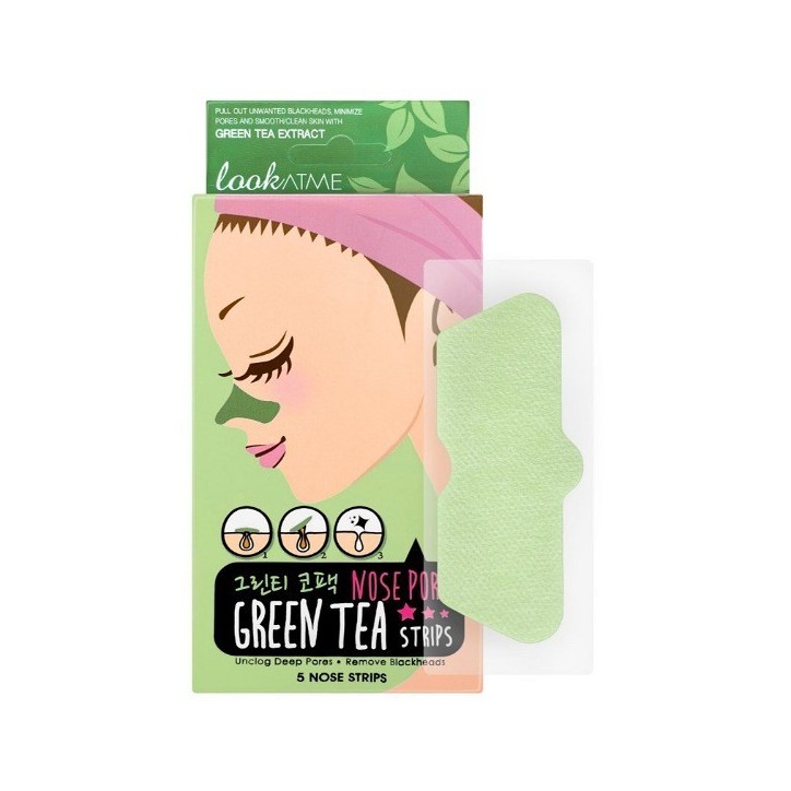 LOOK AT ME BANDES POUR LES PORES DU NEZ THÉ VERT