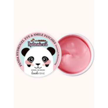 LOOK AT ME PATCHS OCULAIRES PANDA HYDROGEL À L'ACIDE HYALURONIQUE ET À LA CAFÉINE