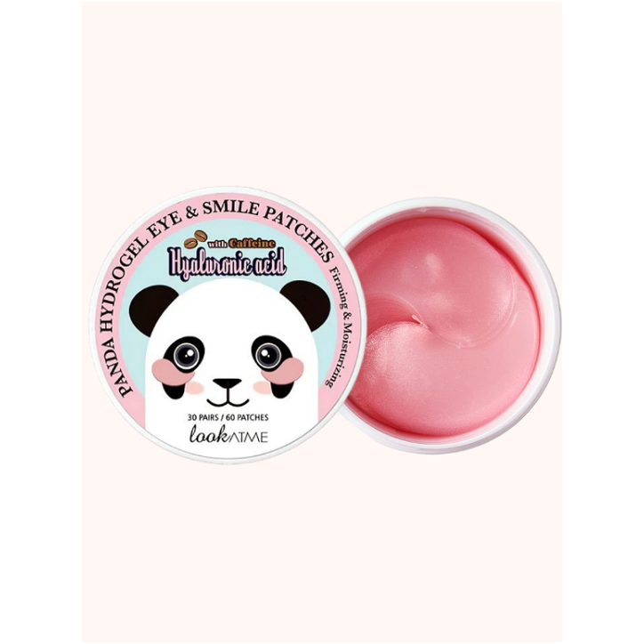 LOOK AT ME PATCHS OCULAIRES PANDA HYDROGEL À L'ACIDE HYALURONIQUE ET À LA CAFÉINE