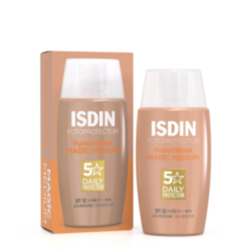 ISDIN PHOTOPROTECTION ECRAN SOLAIRE FUSION WATER MAGIC MEDIUM SPF50+ 50ML