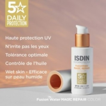 ISDIN FOTOPROTECTOR FUSION WATER MAGIC REPAIR COLOR SPF50 50ML