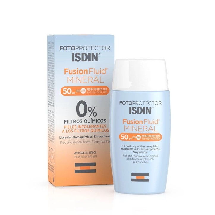 ISDIN ÉCRAN SOLAIRE FUSION FLUIDE MINÉRAL SPF 50+ 50 ML