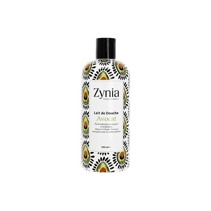ZYNIA LAIT DE DOUCHE AVOCAT 400ML