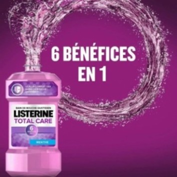 LISTERINE TOTAL CARE 6 EN 1 BAIN DE BOUCHE 250 ML