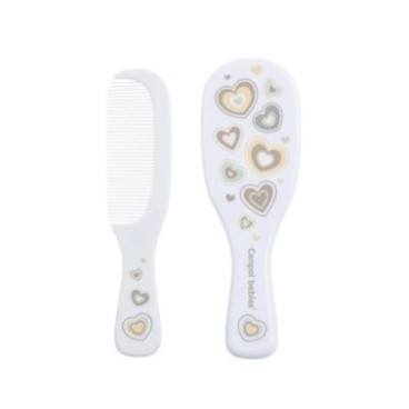 CANPOL BROSSE ET PEIGNE POILS NATURELS NOUVEAU NÉ