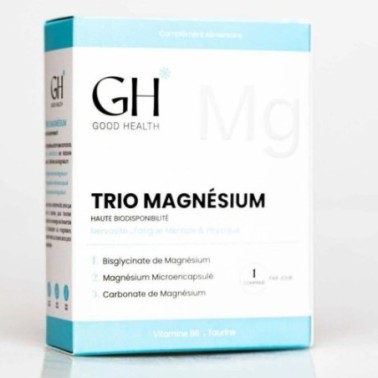 GOOD HEALTH TRIO MAGNESIUM 30 COMPRIMES GOOD HEALTH TRIO MAGNESIUM 30 COMPRIMES