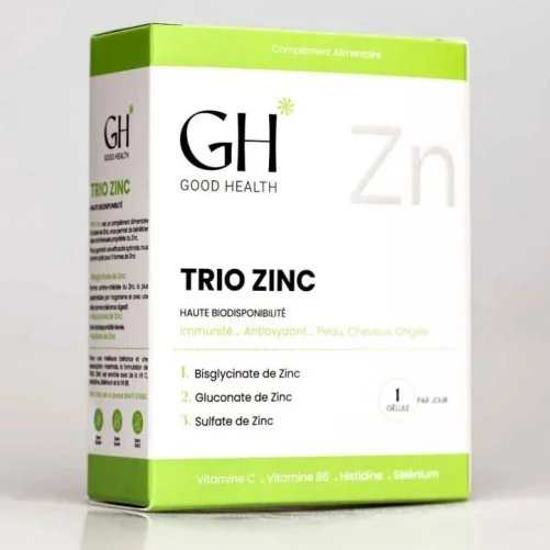 GOOD HEALTH TRIO ZINC 30 GELULES