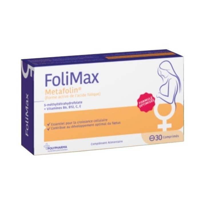 POLYPHARLA FOLIMAX 30 COMPRIMES