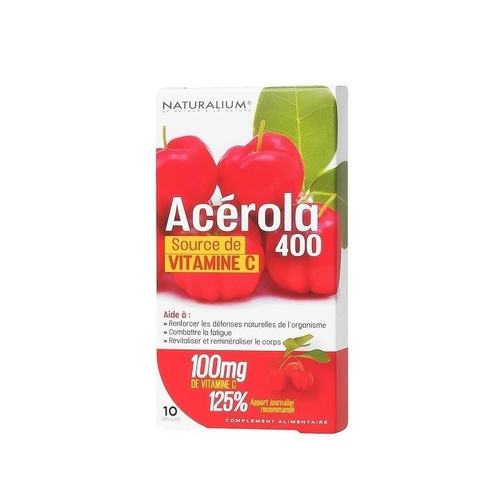 NATURALIUM ACEROLA 400 10 GELULES