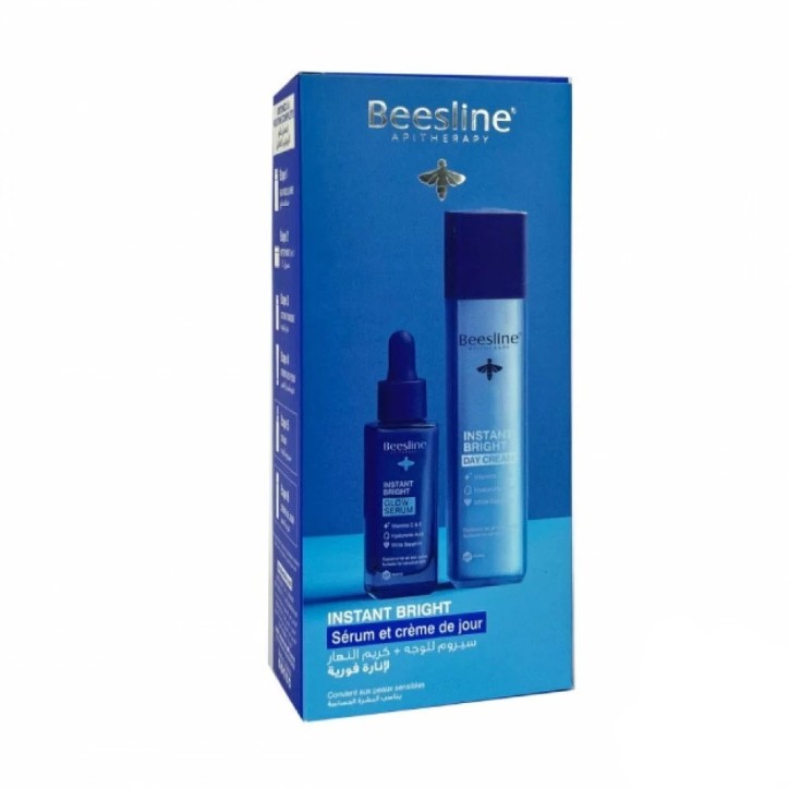 BEESLINE COFFRET INSTANT BRIGHT GLOW SERUM + CREME DE JOUR