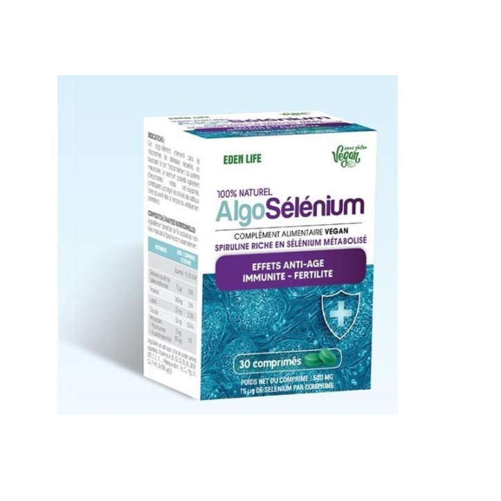 EDEN LIFE ALGO SELENIUM 30 COMPRIMES
