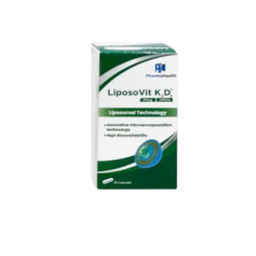 PHARMAHEALTH LIPOSOVIT K2 D3 30 GÉLULES
