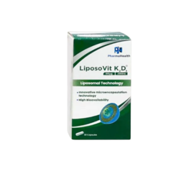 PHARMAHEALTH LIPOSOVIT K2 D3 30 GÉLULES