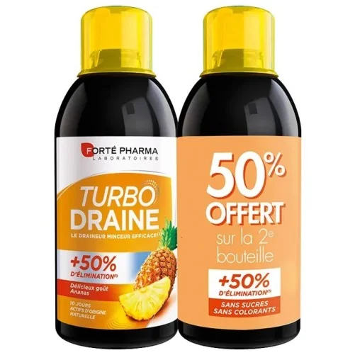 Forté Pharma Turbo Draine Ananas 2x500ml