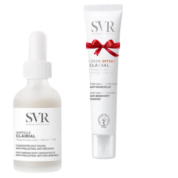 SVR COFFRET CLAIRIAL AMPOULE CONCENTRE ANTI TACHES 30ML+CLAIRIAL CREME ANTI TACHES BRUNES SPF50+ 40ML (OFFERT)