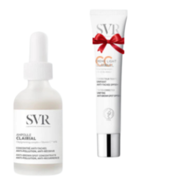 SVR COFFRET CLAIRIAL AMPOULE CONCENTRE ANTI TACHES 30ML+CLAIRIAL CC CREME LIGHT SPF50 40ML (OFFERT)