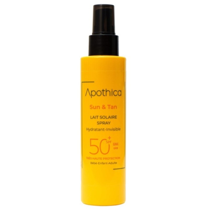 APOTHICA LAIT SOLAIRE SPRAY 150ML
