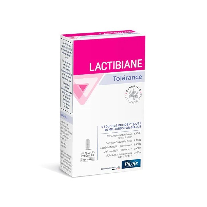 PILEJE LACTIBIANE TOLERANCE 30 GELULES