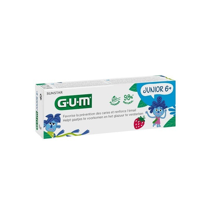 GUM JUNIOR DENTIFRICE JUNIOR 6ANS+