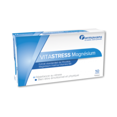 FARMAVANS VITASTRESS MAGNÉSIUM 10 GÉLULES